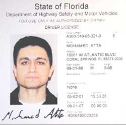 The most famous image of Mohamed Atta came from his Florida driver�s license.
